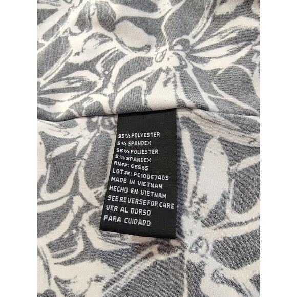 Perceptions N.Y. Woman's Black White Fit&Flare Gusset Dress Size 16 Stretch Flow - Picture 12 of 12